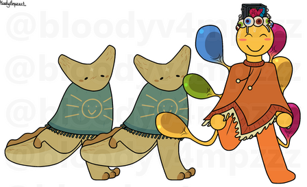 Coloured Chibis